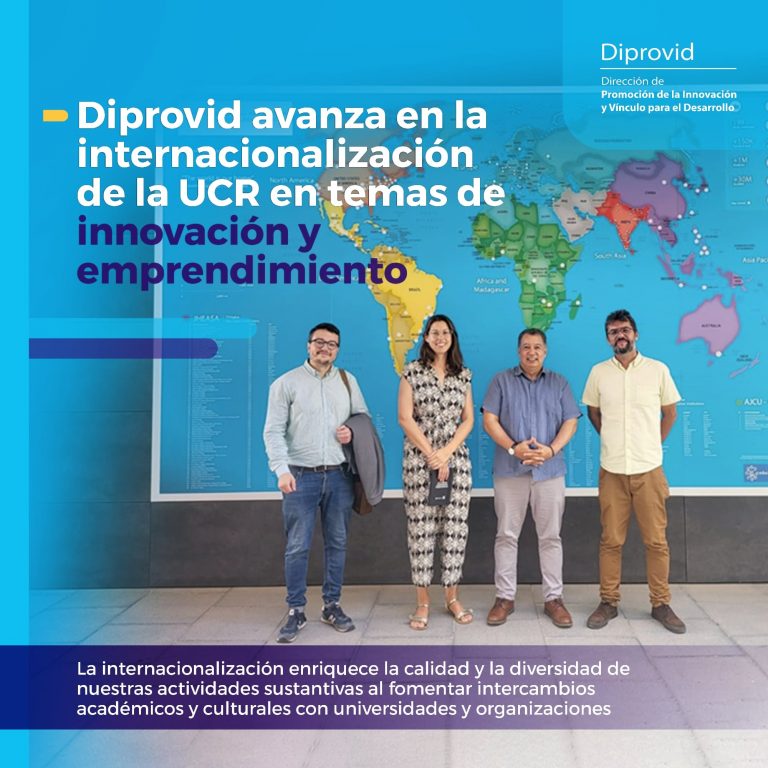 DIPROVID avanza en la internacionalización de la UCR en temas de innovación y emprendimiento