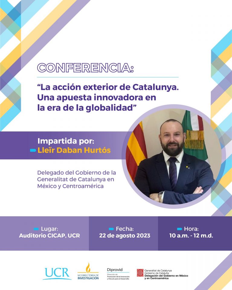 Conferencia: “La acción exterior de Catalunya. Una apuesta innovadora en la era de la globalidad”